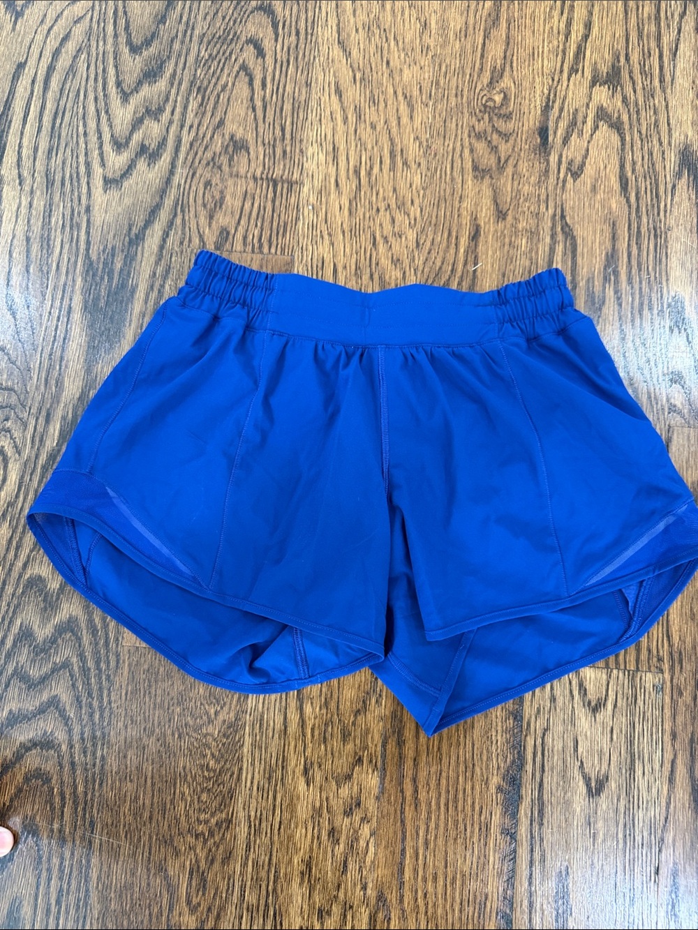 lululemon athletica Electric Blue Run Short with Built-In Liner